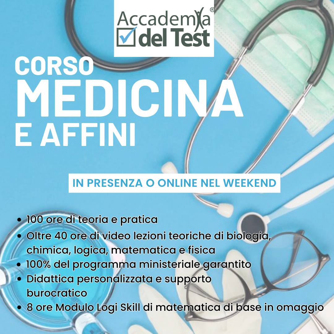 Corso Medicina ed affini – Professioni Sanitarie – Corso di preparazione ai test d’ammissione a Bari e Online