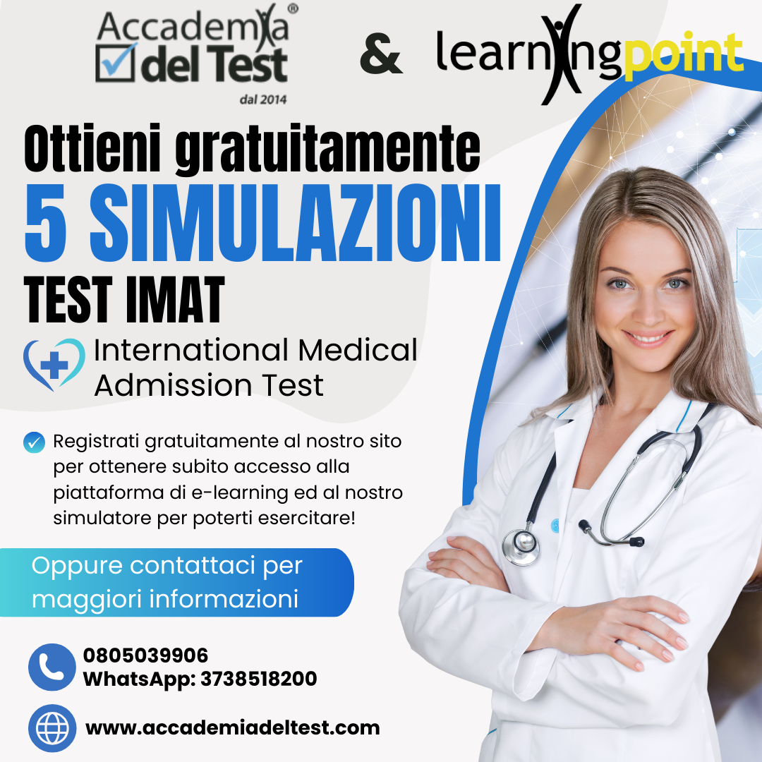 Simulazioni GRATUITE – Medicina in lingua inglese – IMAT