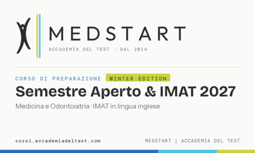 MedStart 2027 Winter – Corso Semestre Aperto 2027 e IMAT – Corso di preparazione al Semestre Aperto a Bari e Online per Medicina Odontoiatria e IMAT